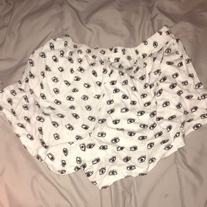 Brandy Melville eye shorts
